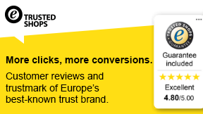 Trusted Shops® trustmark and customer reviews